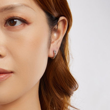 Cercei argint rotunzi sarpe [8]