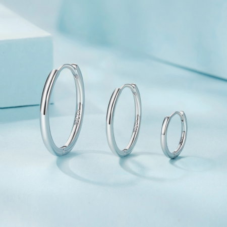 Cercei argint rotunzi simpli [11]