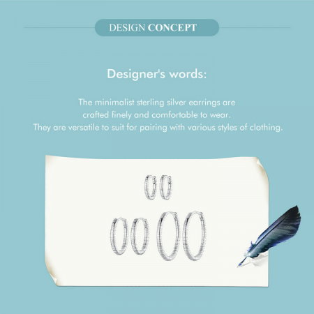 Cercei argint rotunzi simpli [17]