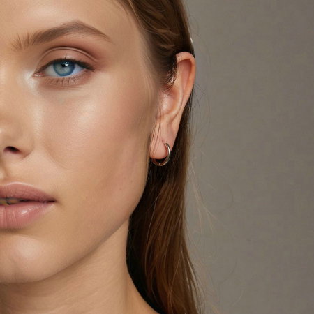 Cercei argint rotunzi simpli [5]