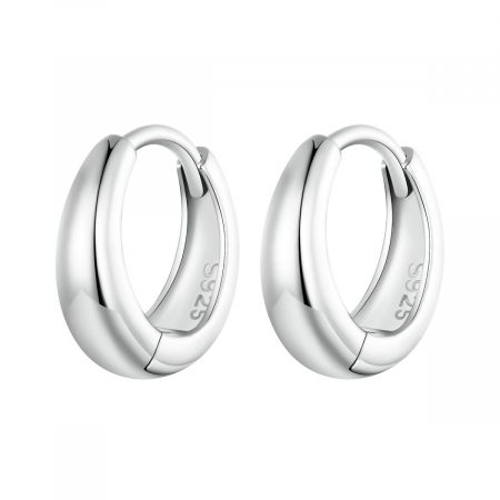 Cercei argint rotunzi simplu