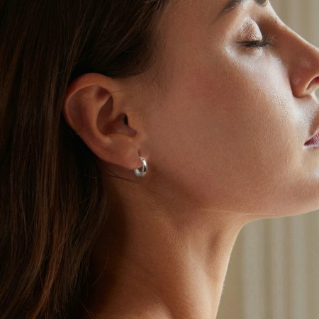 Cercei argint rotunzi simplu [2]