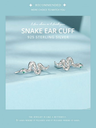 Cercei argint sarpe cu carlig [17]