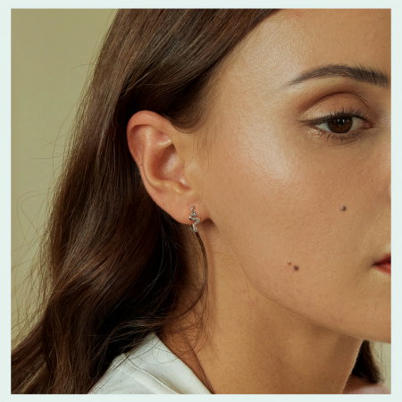 Cercei argint sarpe cu carlig [13]