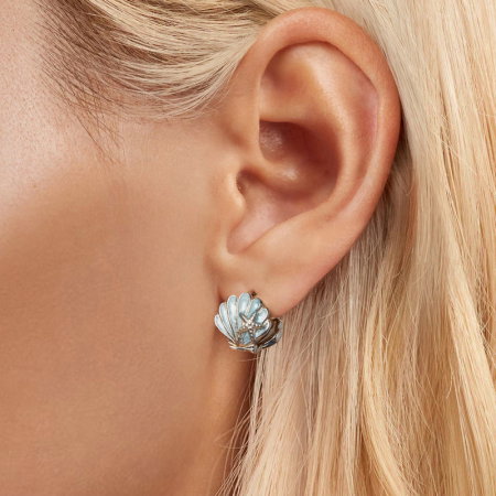 Cercei argint scoica de mare [5]