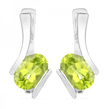Cercei argint Serena, 925, cu peridot - EVA0020 [0]