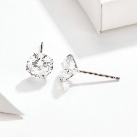 Cercei argint simpli 5 mm [5]