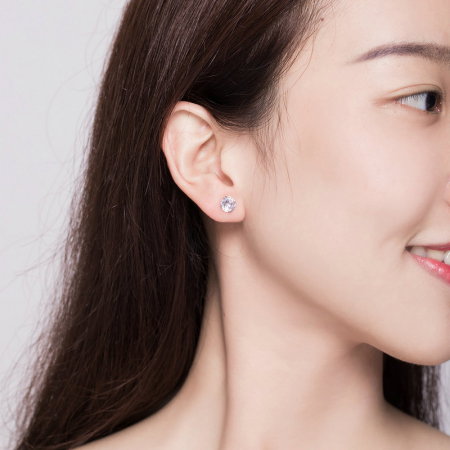 Cercei argint simpli 5 mm [3]