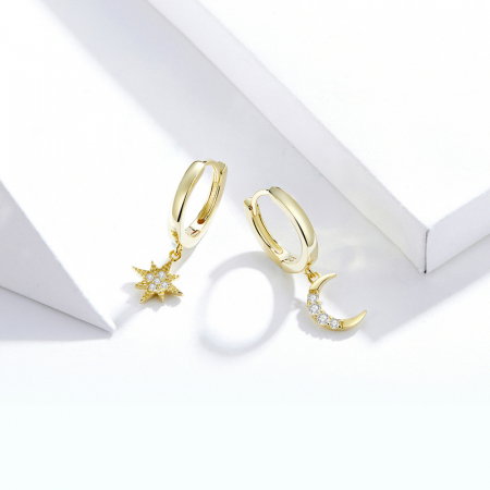 Cercei argint soarele si luna [4]