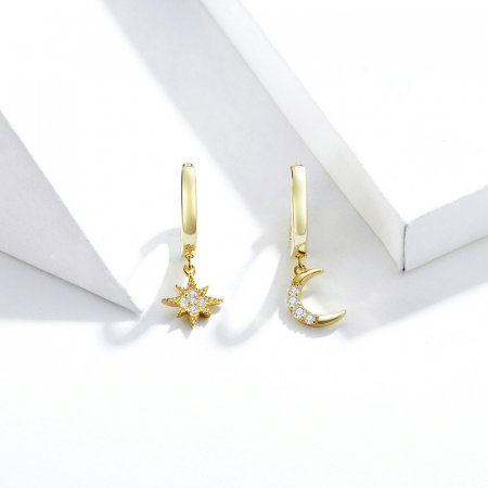 Cercei argint soarele si luna [5]