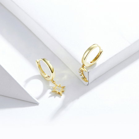 Cercei argint soarele si luna [2]