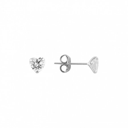 Cercei argint Solitaire cu zirconii [0]