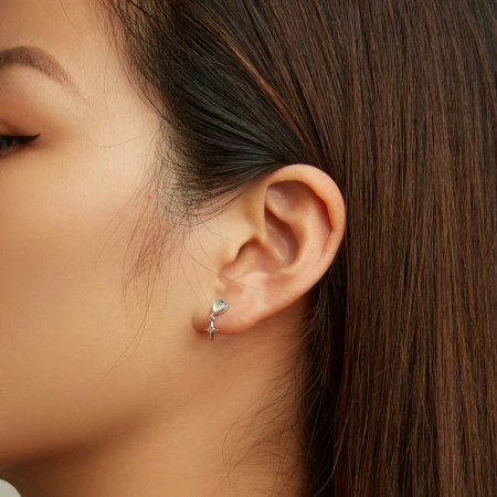 Cercei argint steaua dragostei [4]