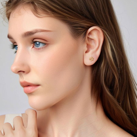 Cercei argint Steaua lui David [5]