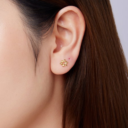 Cercei argint Steaua lui David [11]