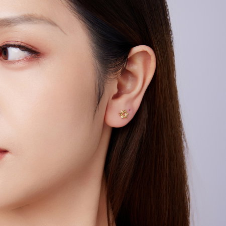 Cercei argint Steaua lui David [7]