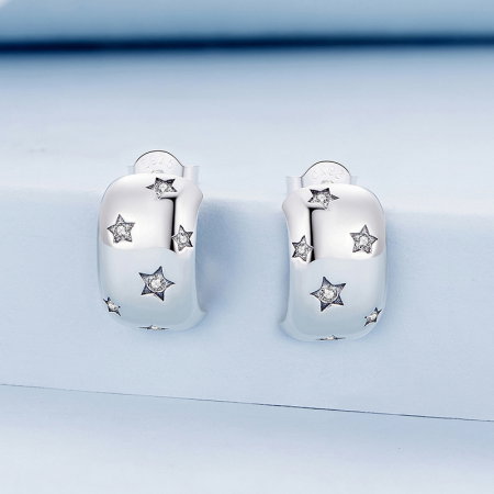 Cercei argint stelute [2]