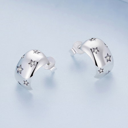 Cercei argint stelute [4]