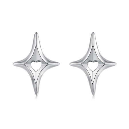 Cercei argint stelute