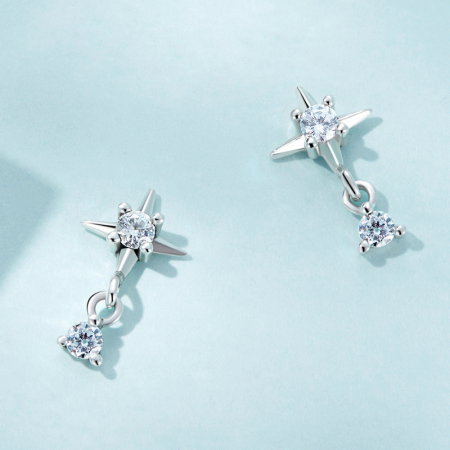 Cercei argint stelute [2]