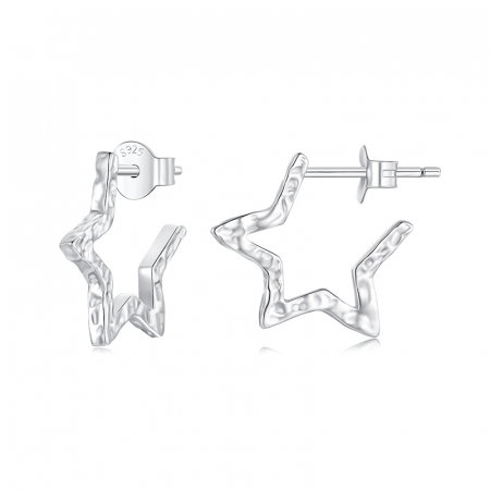 Cercei argint stelute