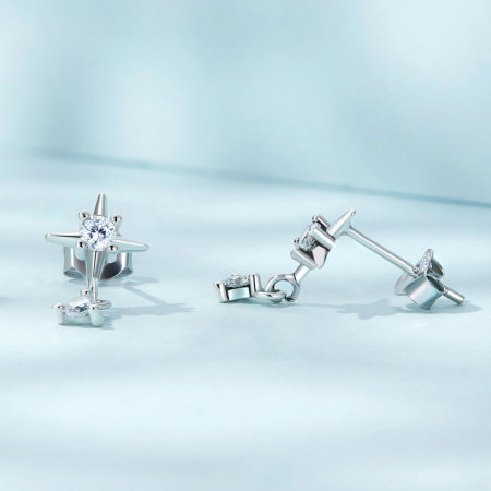 Cercei argint stelute [3]