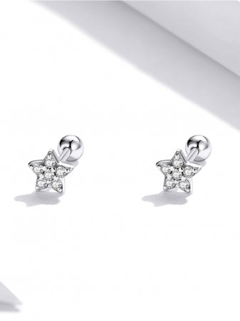 Cercei argint stelute cu zirconii [7]