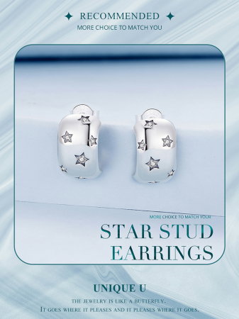 Cercei argint stelute [10]