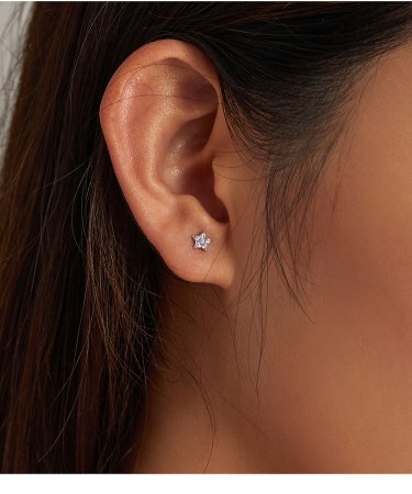 Cercei argint stelute cu zirconii [12]