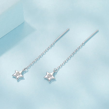 Cercei argint stelute [4]