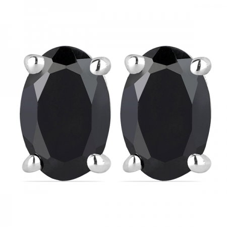 Cercei argint Tereza, 925, cu onix negru - EVA0024 [0]