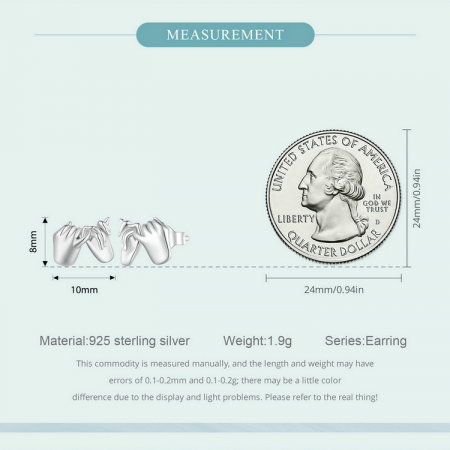Cercei argint tinere de deget [10]