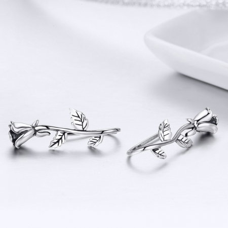 Cercei argint trandafiri [3]