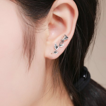 Cercei argint trandafiri [1]