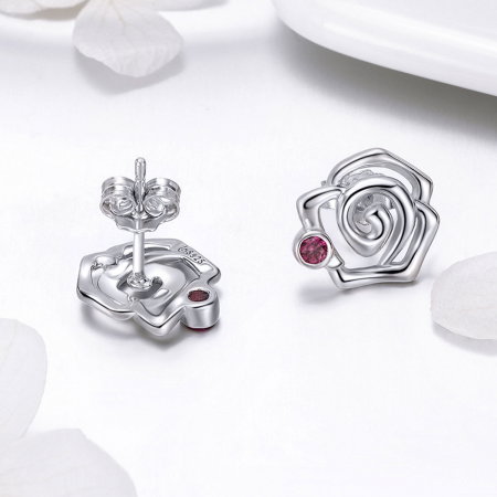 Cercei argint trandafiri [2]