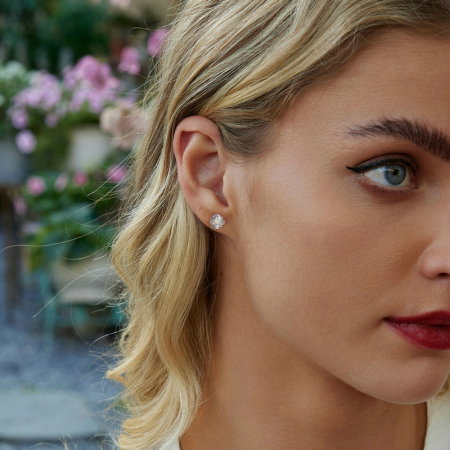 Cercei argint trifoi cu patru foi [1]