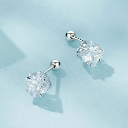 Cercei argint trifoi cu patru foi [4]