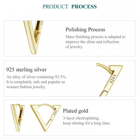 Cercei argint triunghi [9]