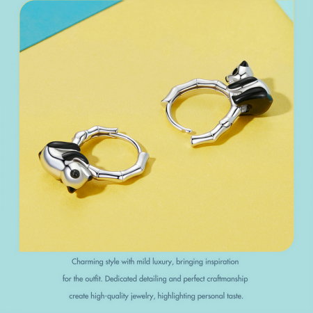 Cercei argint ursuleti panda [18]