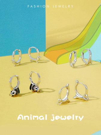 Cercei argint ursuleti panda [12]