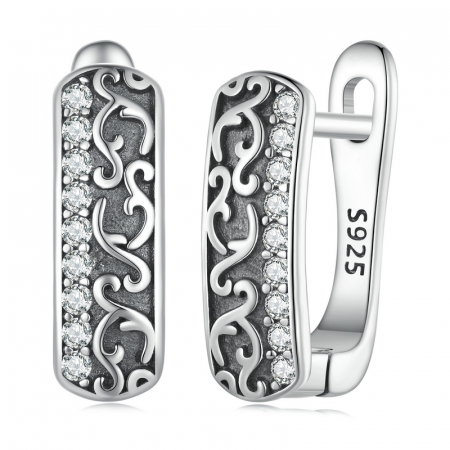 Cercei argint vintage