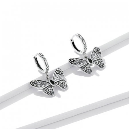 Cercei argint vintage cu fluturi [3]