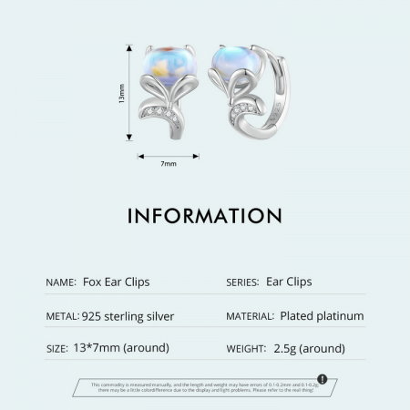 Cercei argint vulpe [9]