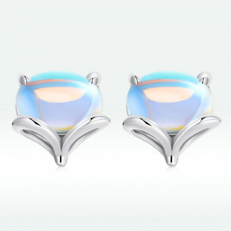 Cercei argint vulpite cu piatra lunii [7]