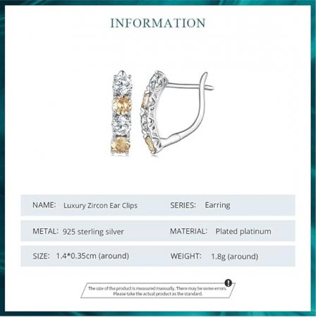 Cercei argint zircon de lux [5]