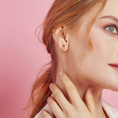 Cercei asimetrici cu Ingerasi Indragostiti [4]