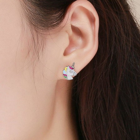 Cercei din Argint Unicorn [3]