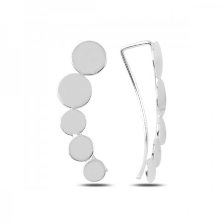 Cercei Ear Cuff argint 925 rodiat cu banuti - Be Authentic ETU0087 [0]