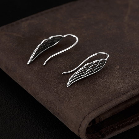Cercei inox aripi de inger [1]
