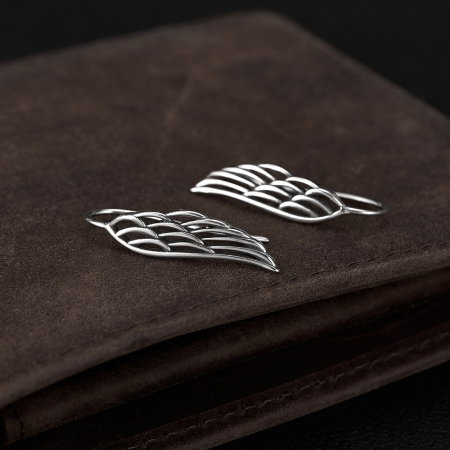 Cercei inox aripi de inger [2]